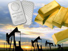gold, silver and crude oil